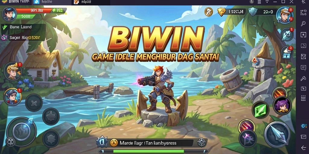 Tampilan gameplay BIWIN yang menarik dan menawan dalam genre Idle.