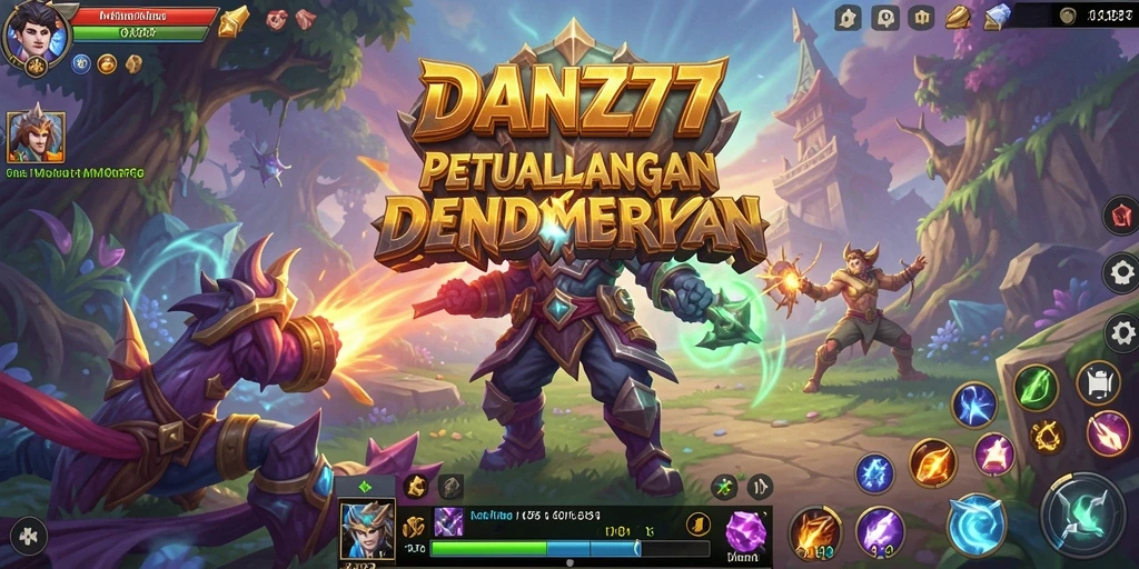 Gameplay seru dalam DAN777 yang penuh tantangan MMORPG.