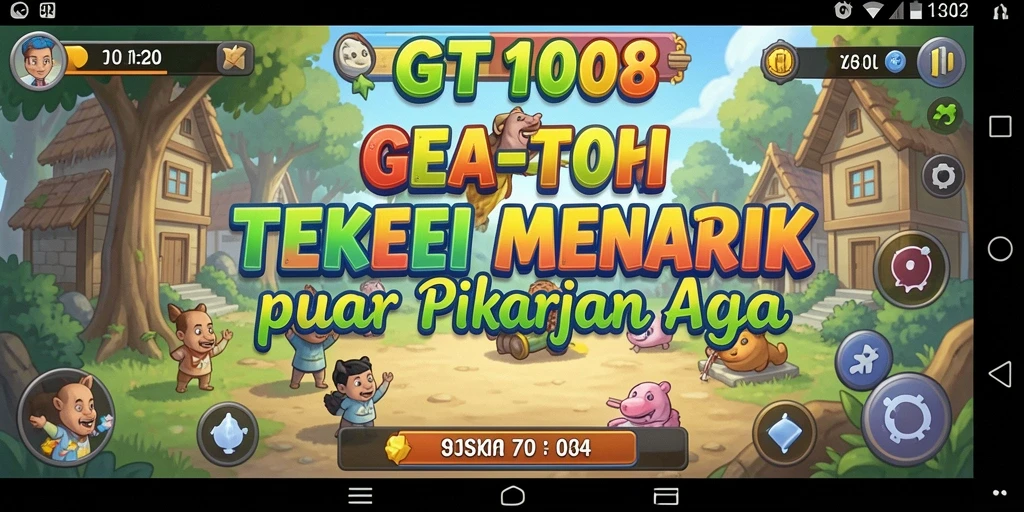 Tampilan gameplay GT108 yang menantang dan mengasyikkan.
