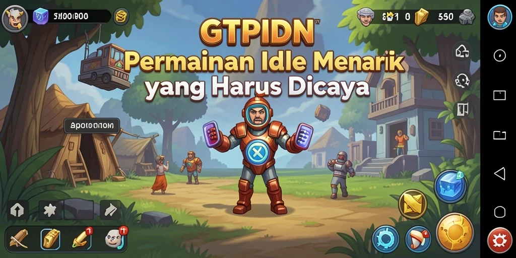 Tampilan gameplay menarik GTPIDN dengan karakter dinamis.