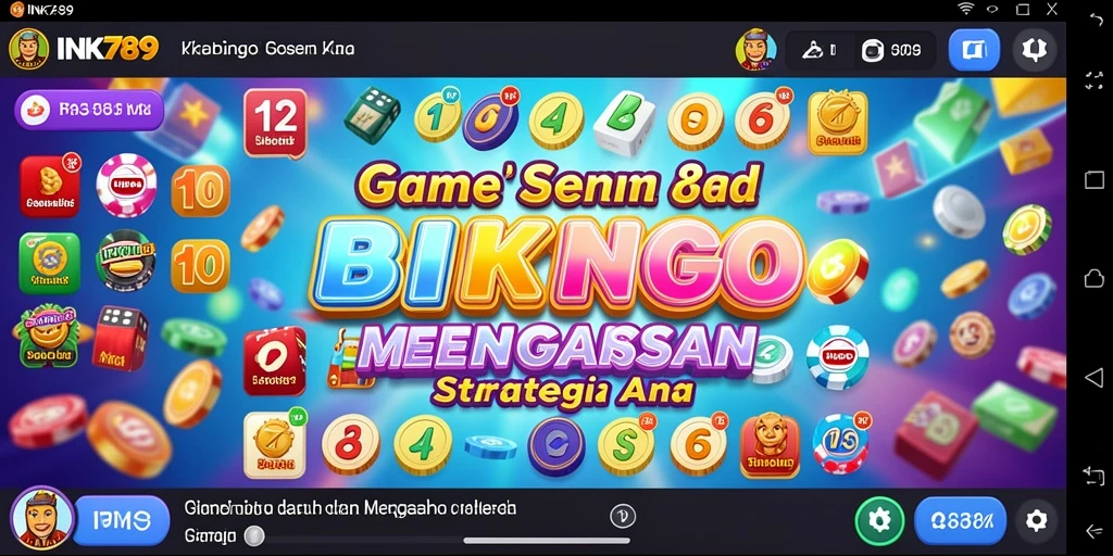 Tampilan gameplay Bingo yang seru di INK789