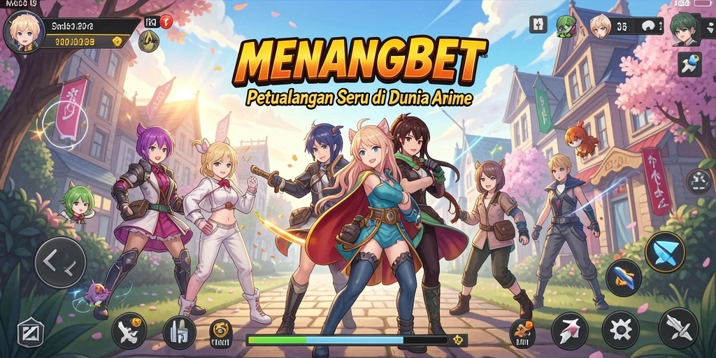 Gameplay MENANGBET menampilkan aksi seru dalam dunia Anime.
