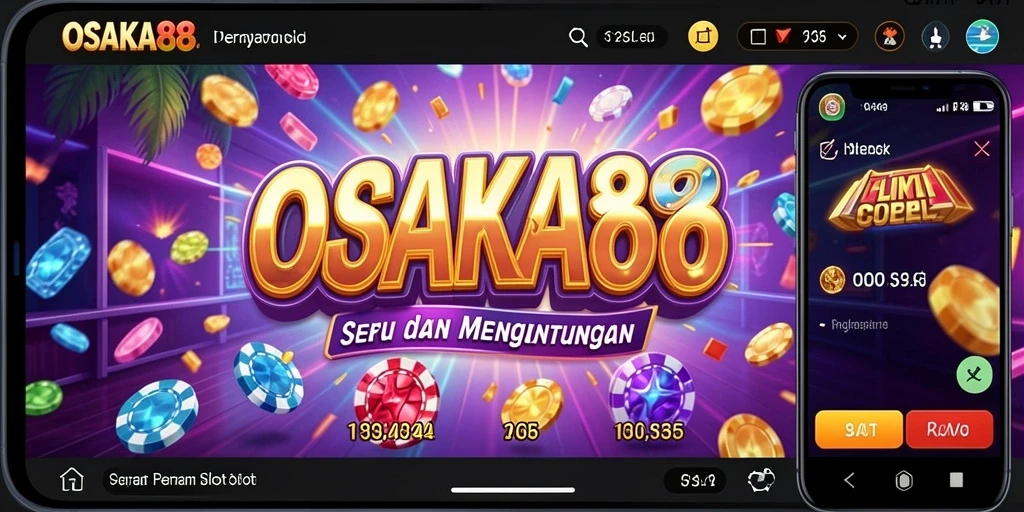 Tampilan gameplay menarik dari OSAKA88 yang penuh warna.