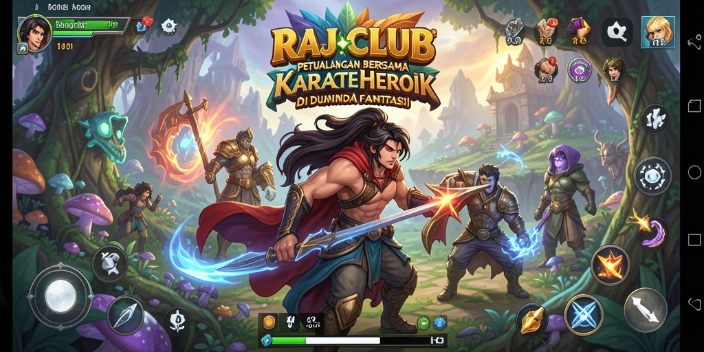 Tampilan menarik dalam gameplay RAJACLUB dengan aksi pertempuran yang seru.