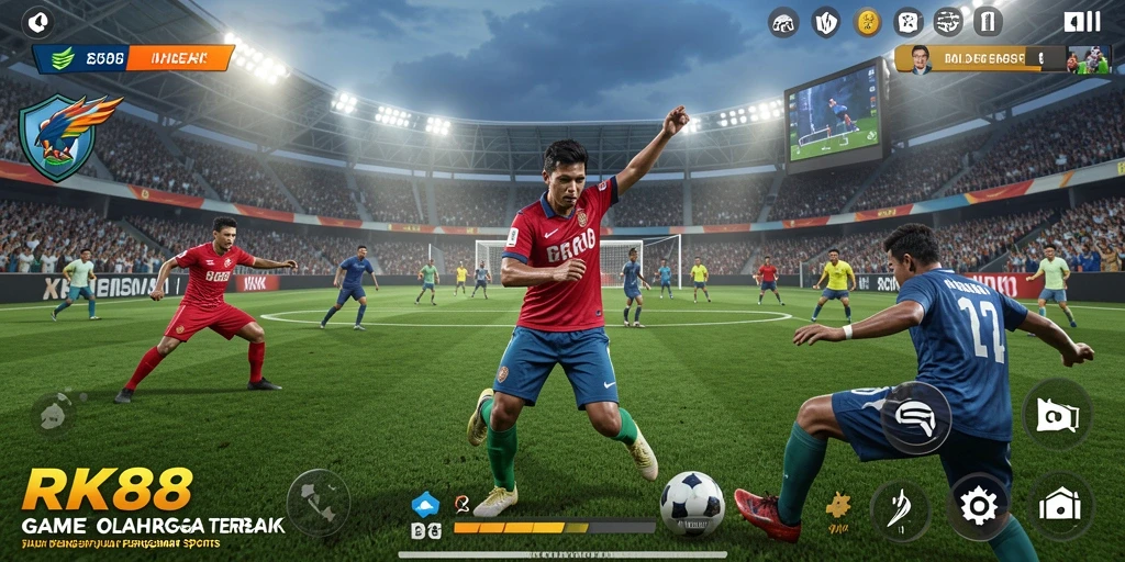 Tampilan gameplay RK88 yang seru dan kompetitif dalam olahraga.