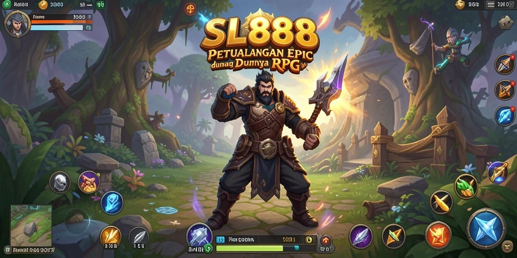 Screenshot gameplay SL888 menampilkan aksi seru dan petualangan epik.