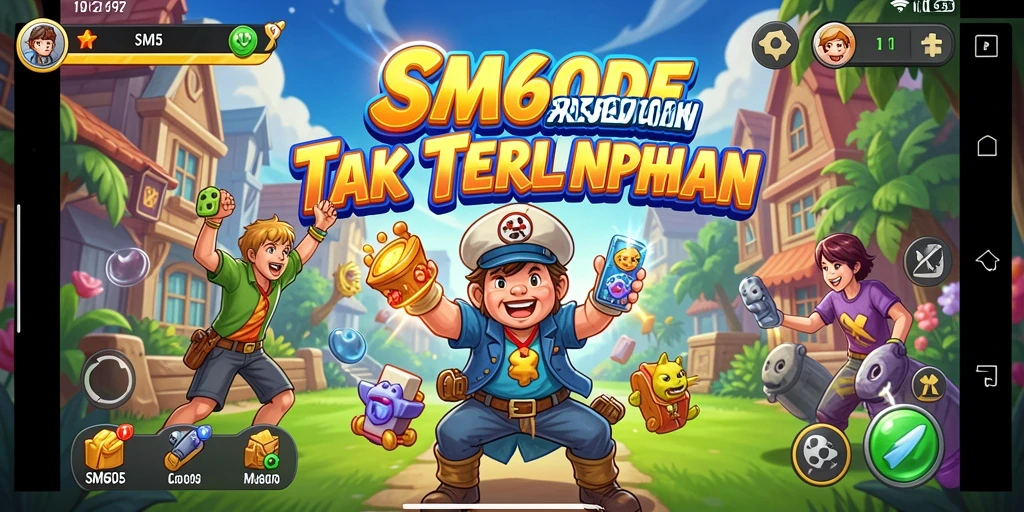Tampilan gameplay SM605 yang menegangkan dengan aksi cepat dan tantangan seru.