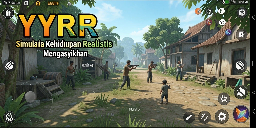 Screenshot gameplay YYRR menunjukkan pengalaman simulasi yang mendalam.